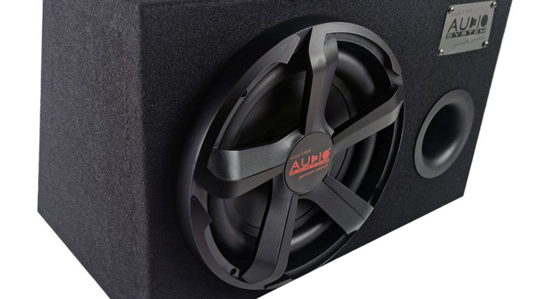 Incinta cu Subwoofer de 12" Bass Reflex Subwoofer auto Audio System 2x400 300 watt