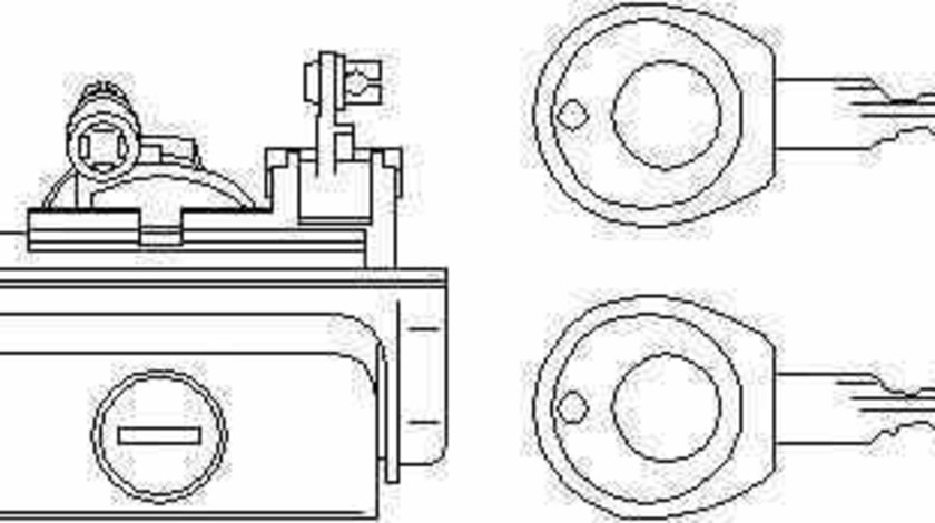 Incuietoare haion VW GOLF III 1H1 TOPRAN 110 996