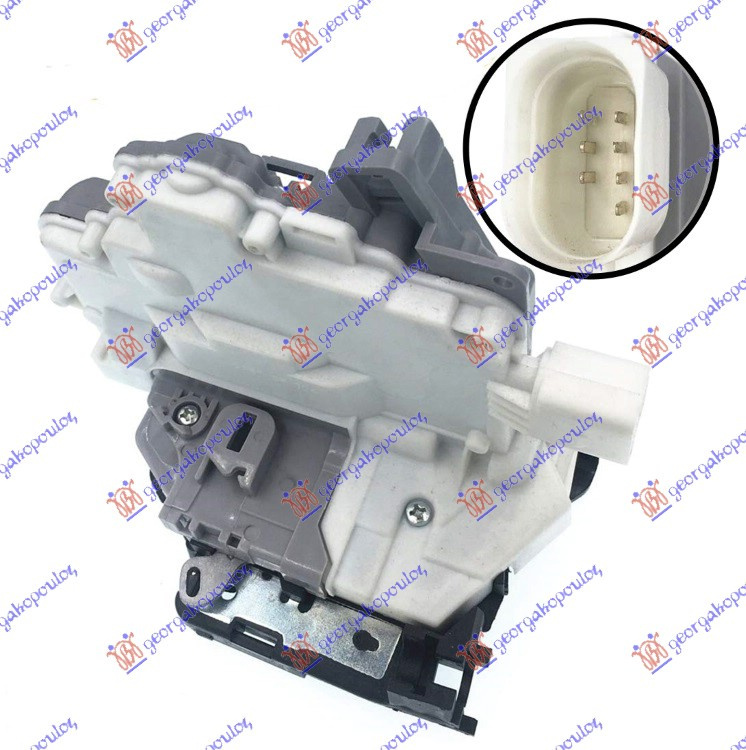 Incuietoare Usa Fata Centralizata 7pin - Audi A4 2007 , 8j1837016a