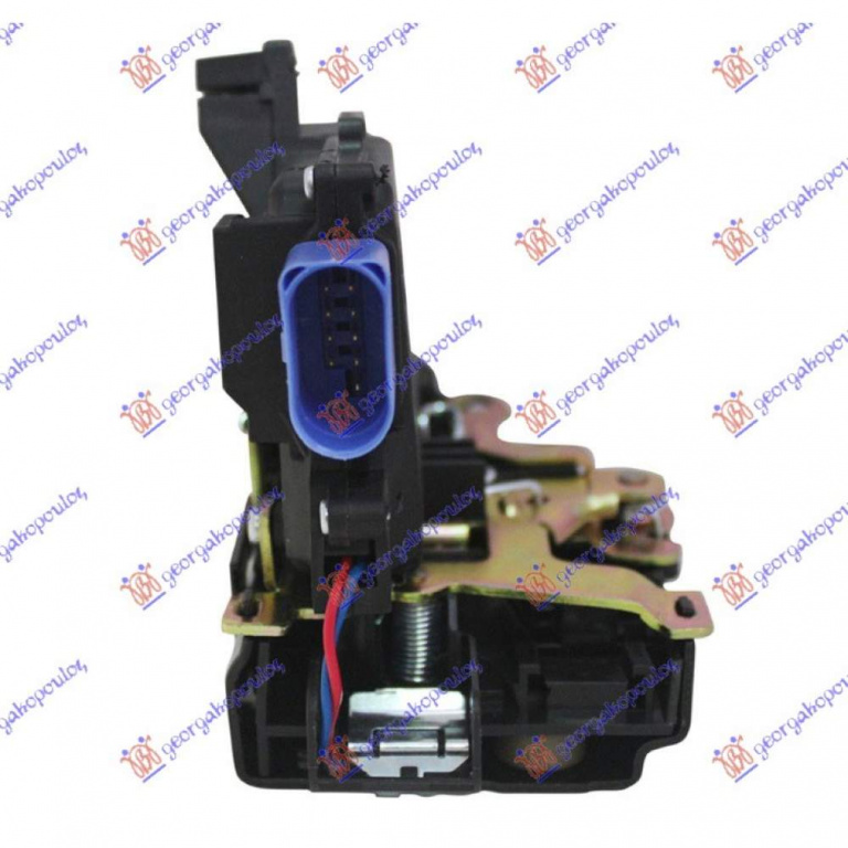 Incuietoare Usa Fata Centralizata 8pin - Vw Caddy 2004 , 7e1837015a