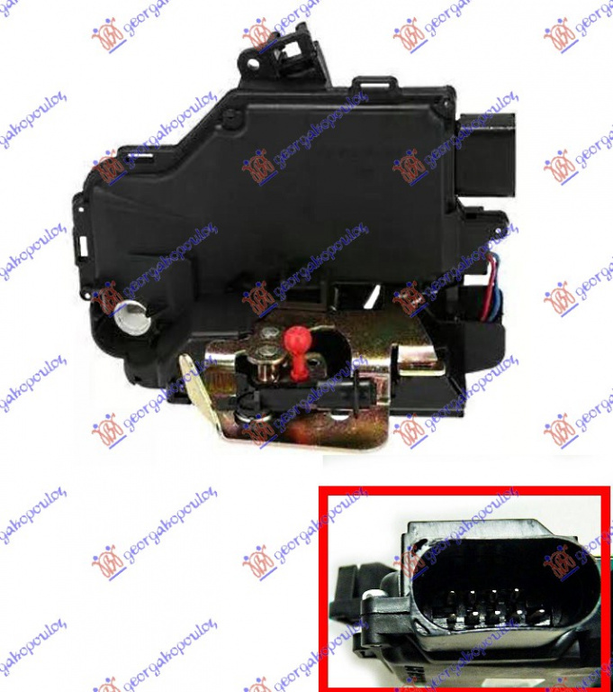 Incuietoare Usa Fata Centralizata 9pin - Audi A6 1997 , 401837016