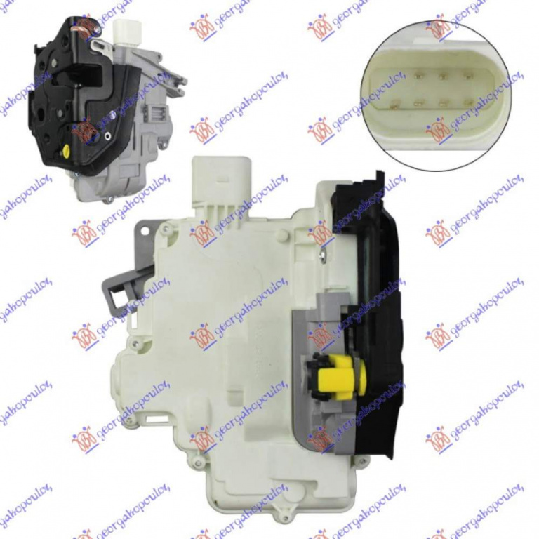 Incuietoare Usa Fata Electrica 10 6pin - Seat Altea 2004 , 1p1837016b