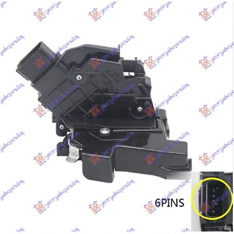 Incuietoare Usa Fata Electrica 6pin - Ford Focus 2004 , 3m5a-R21813-Es