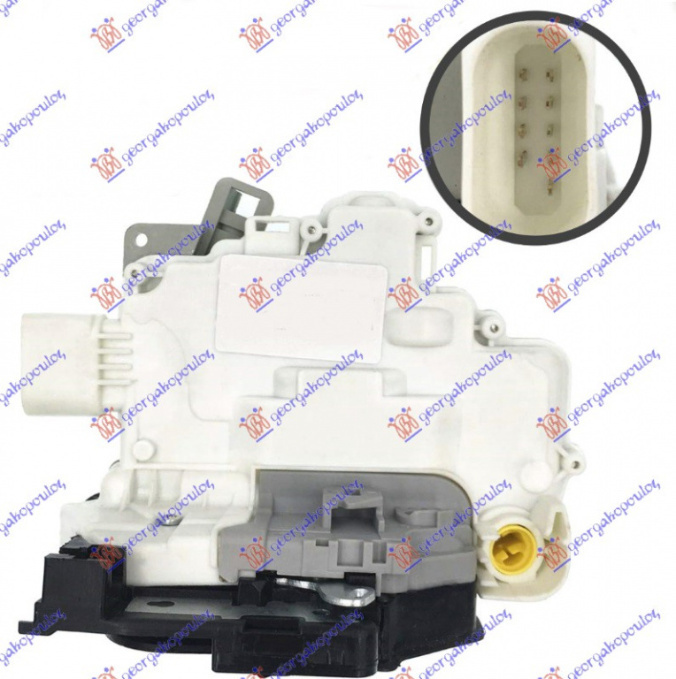 Incuietoare Usa Fata Electrica 9pin - Seat Ibiza 2008 , 3c1837015a