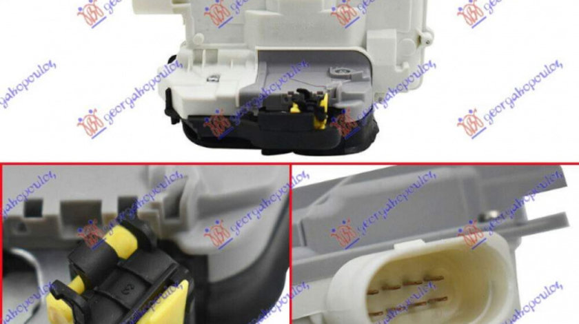 Incuietoare Usa Spate Centralizata 8pin - Audi A3 2003 , 8e0839015aa