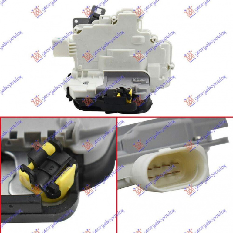 Incuietoare Usa Spate Centralizata 8pin - Audi A6 2004 , 8e0839015aa