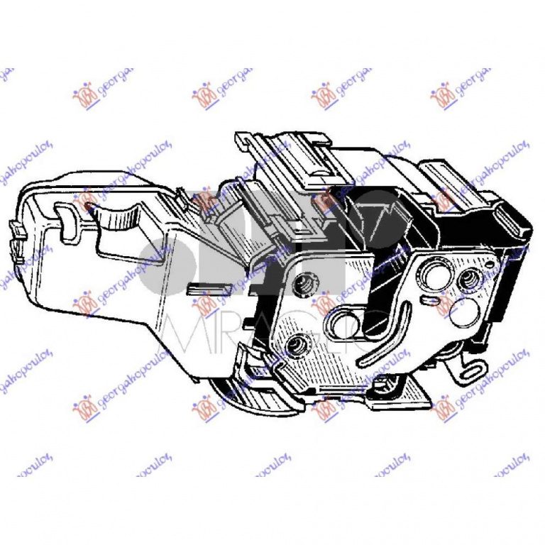 Incuietoare Usa Spate Centralizata - Alfa Romeo 159 2005 , 50502160