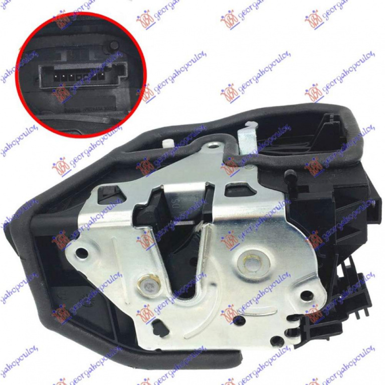 Incuietoare Usa Spate Electrica -09 5pin - Bmw X3 (E83) 2007 , 51227202147