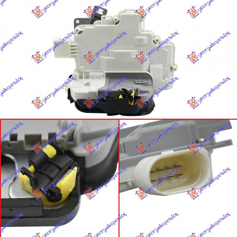 Incuietoare Usa Spate Electrica 8pin - Audi A4 2004 , 4f0839015