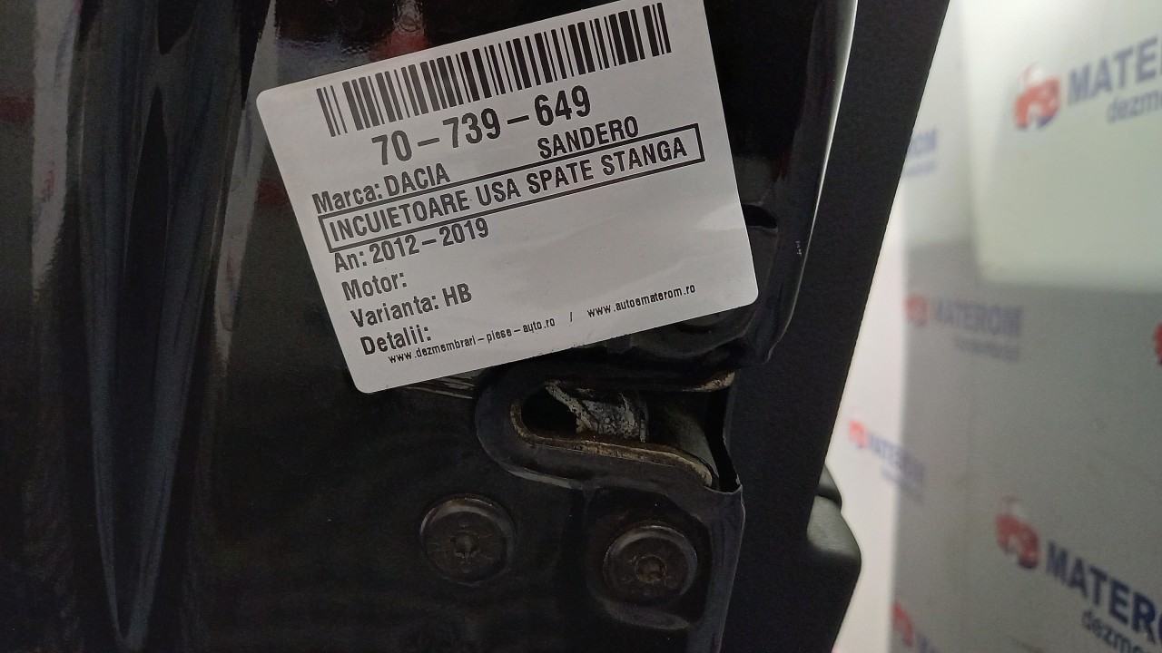 INCUIETOARE USA SPATE STANGA DACIA SANDERO - - (2012 2019)