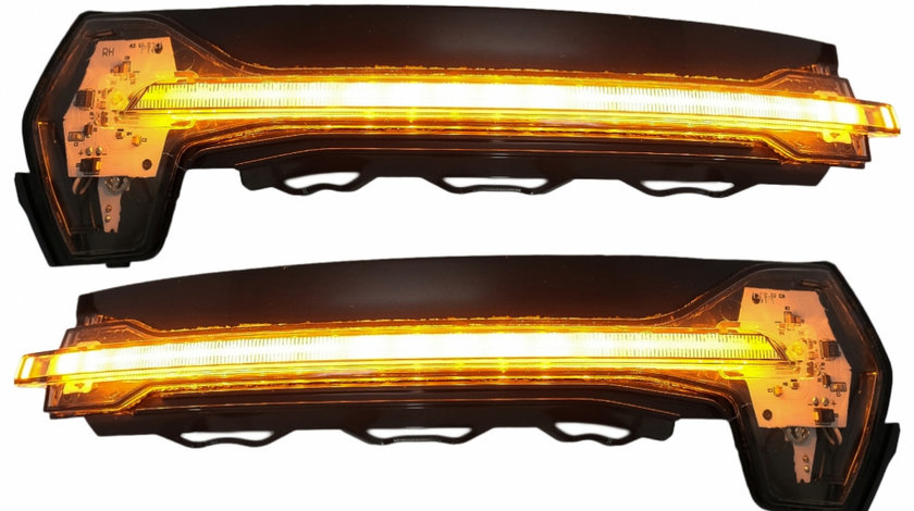 Indicator Dinamic Full LED pentru Oglinda Osram LEDriving DMI compatibil cu Audi A3 S3 8V (2013-) RS3 8VA (2015-) Negru LEDDMI8V0BKS