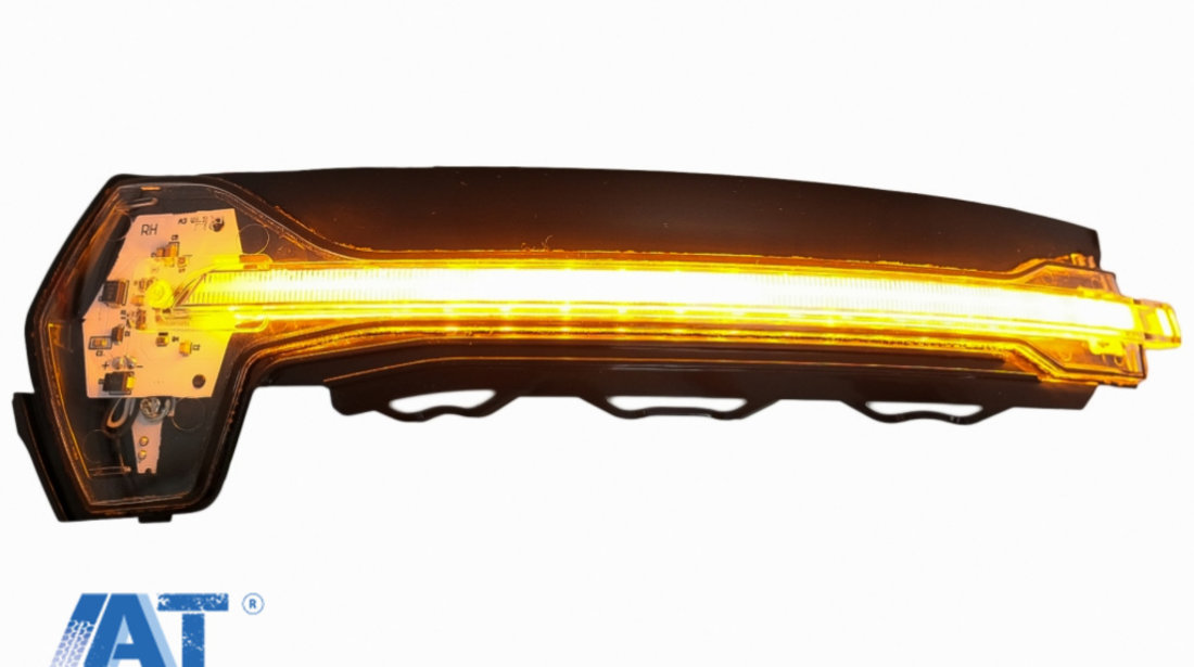 Indicator Dinamic Full LED pentru Oglinda Osram LEDriving DMI compatibil cu Audi A3 S3 8V (2013-) RS3 8VA (2015-) Alb