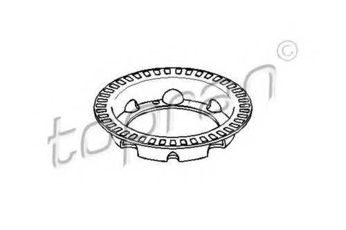 Inel senzor, ABS VW LUPO (6X1, 6E1) (1998 - 2005) TOPRAN 109 482 piesa NOUA