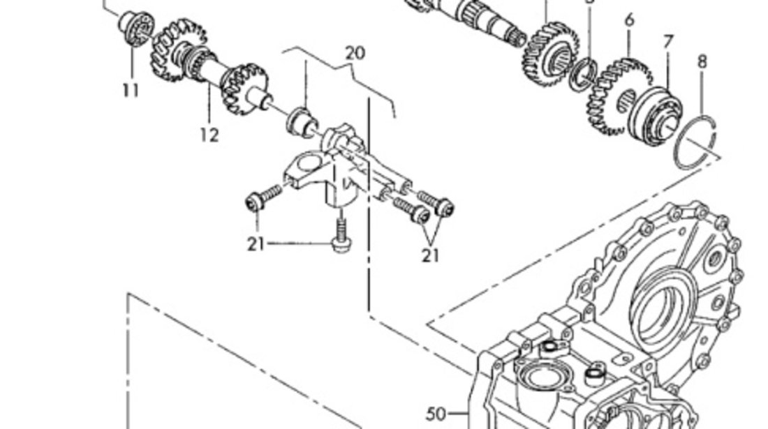 Inel sincron treapta 5 Volkswagen Caddy (2KB) Monovolum 2013 1.6 TDI OEM 02J311295C