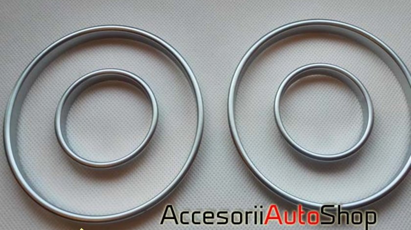 Inele ceasuri bord BMW E39 E38 E53 X5 Silver Metalic 99 RON