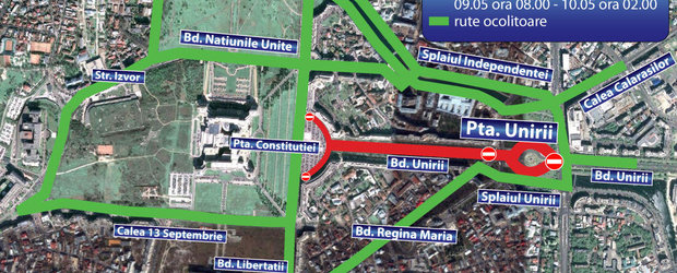 Informatii complete despre restrictiile de trafic din zona stadionului National Arena