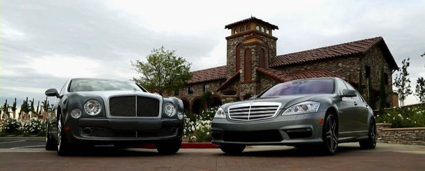 Infruntarea titanilor: Bentley Mulsanne versus Mercedes S65 AMG