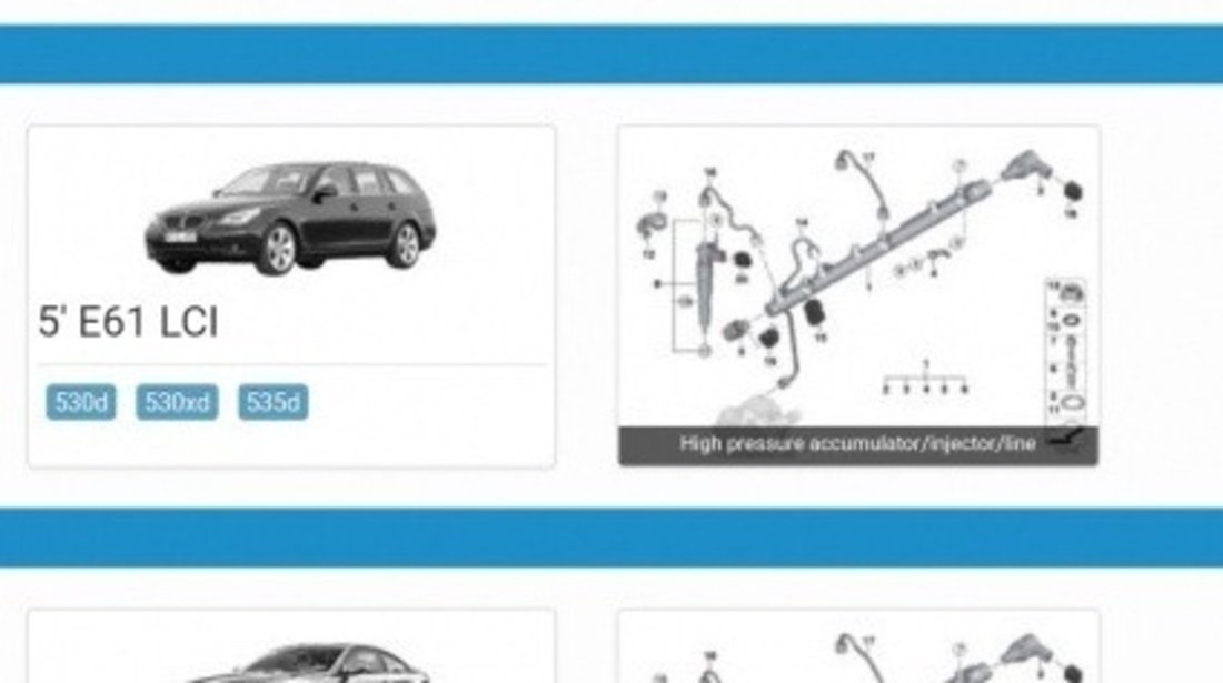 injectoare bmw e60 lci 530d 530xd 535d e63/e64 lci 635d cod 13537796042