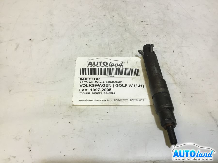 Injector 028130202p 1.9 TDI ALH Mecanic Volkswagen GOLF IV 1J1 1997-2005