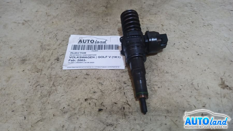 Injector 038130073ag 0414720215 Volkswagen GOLF V 1K1 2003