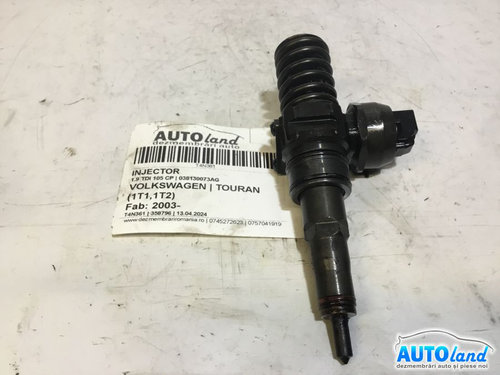 Injector 038130073ag 1.9 TDI 105 CP Volkswagen TOURAN 1T1,1T2 2003