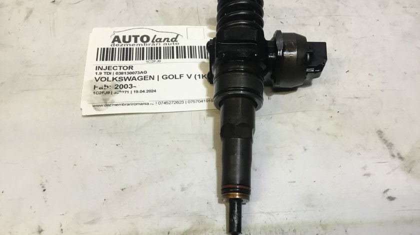 Injector 038130073ag 1.9 TDI Volkswagen GOLF V 1K1 2003