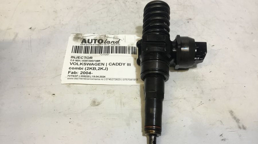 Injector 038130073br 2.0 SDI Volkswagen CADDY III combi 2KB,2KJ 2004