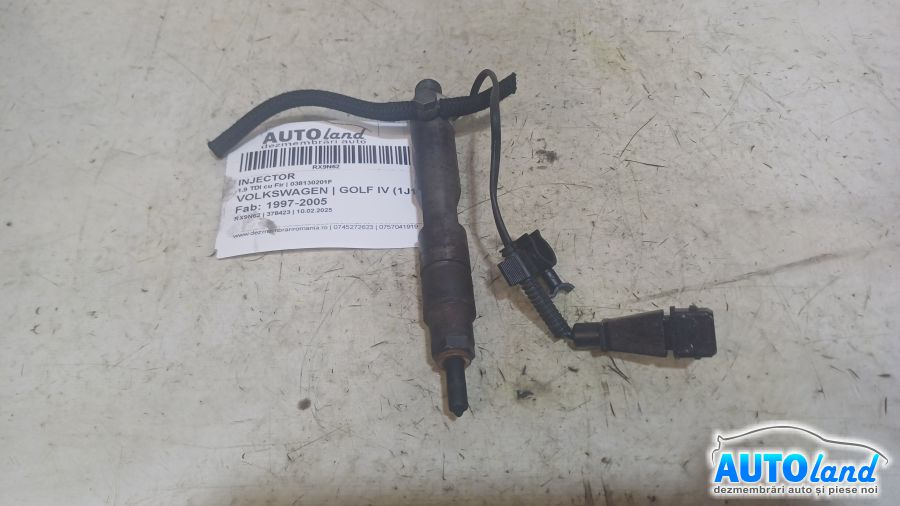 Injector 038130201f 1.9 TDI cu Fir Volkswagen GOLF IV 1J1 1997-2005