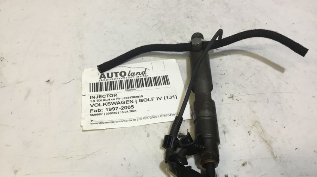 Injector 038130201s 1.9 TDI ALH cu Fir Volkswagen GOLF IV 1J1 1997-2005