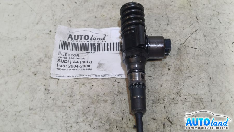 Injector 03g130073g 2.0 TDI Audi A4 8EC 2004-2008