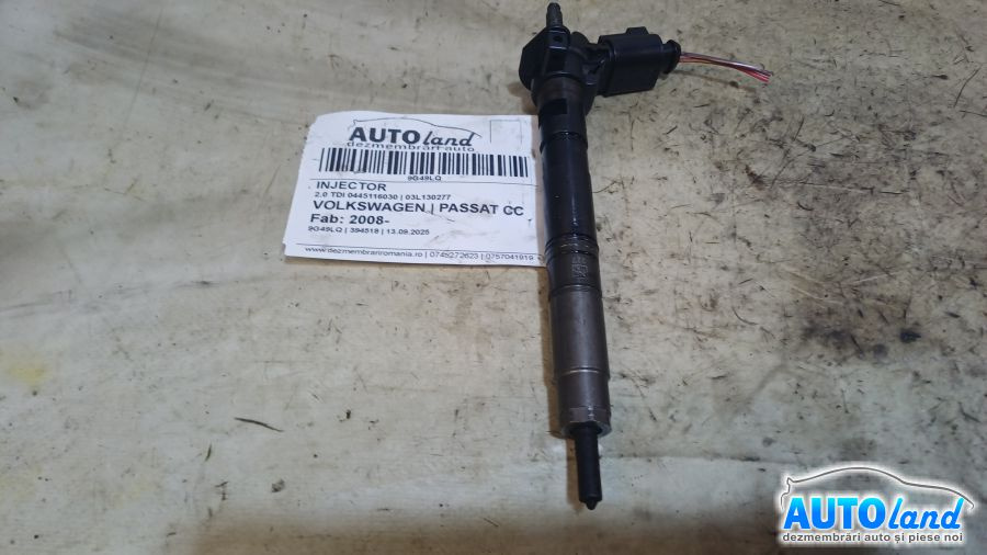 Injector 03l130277 2.0 TDI 0445116030 Volkswagen PASSAT CC 2008