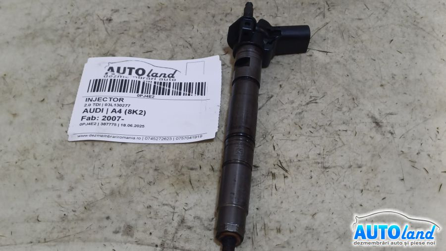 Injector 03l130277 2.0 TDI Audi A4 8K 2007