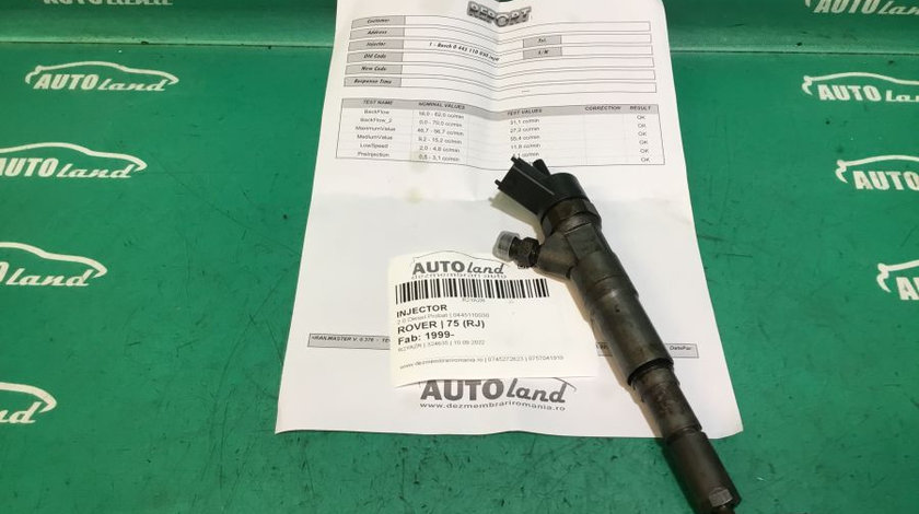 Injector 0445110030 2.0 Diesel Probat Rover 75 RJ 1999