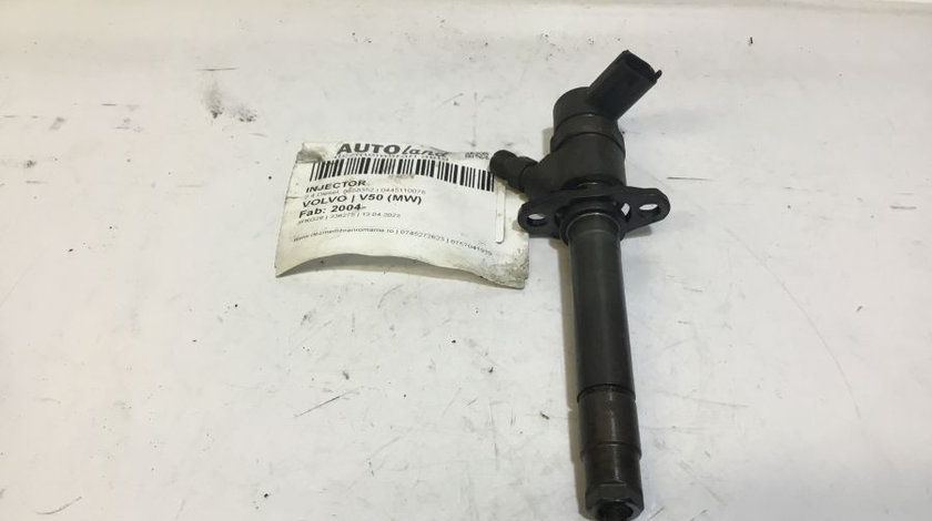 Injector 0445110078 2.4 Diesel, 8658352 Volvo V50 MW 2004