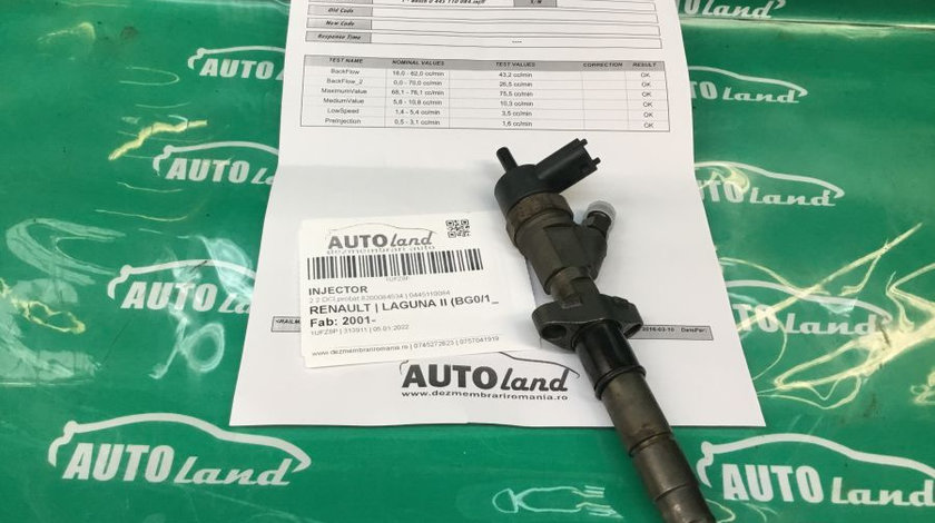 Injector 0445110084 2.2 DCI,probat 8200084534 Renault LAGUNA II BG0/1 2001