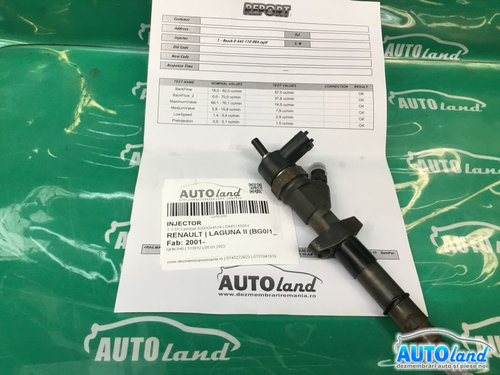 Injector 0445110084 2.2 DCI,probat 8200084534 Renault LAGUNA II BG0/1 2001