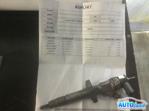 Injector 0445110084 2.2 DCI Probat Renault LAGUNA II BG0/1 2001