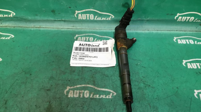 Injector 0445110092 2.5 CRDI Kia SORENTO JC 2002