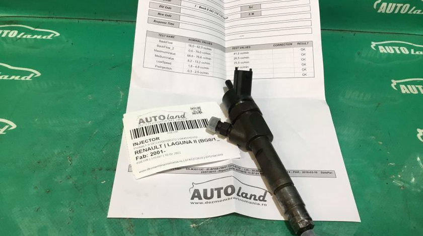 Injector 0445110110 Probat,1.9 DCI,8200100272 Renault LAGUNA II BG0/1 2001