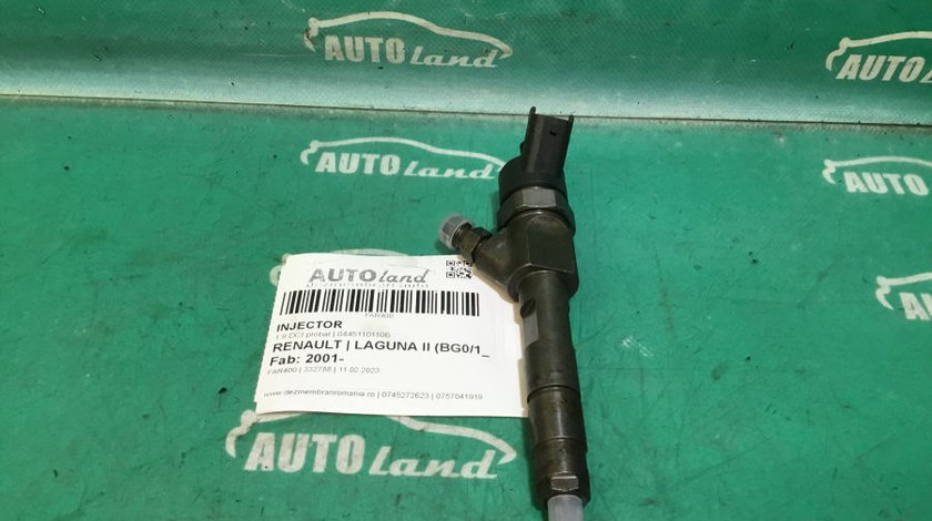 Injector 0445110110b 1.9 DCI Probat Renault LAGUNA II BG0/1 2001