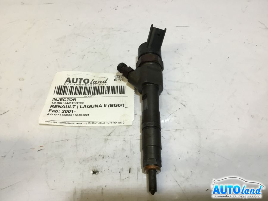 Injector 0445110110b 1.9 DCI Renault LAGUNA II BG0/1 2001