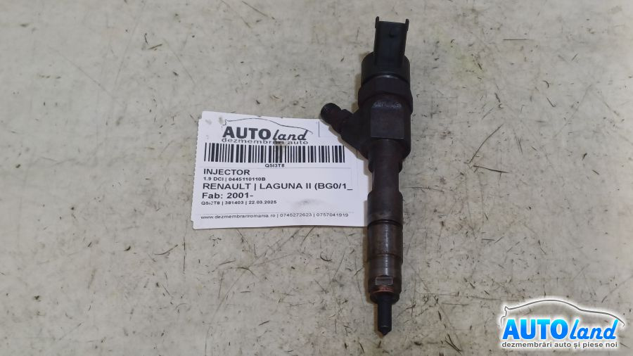 Injector 0445110110b 1.9 DCI Renault LAGUNA II BG0/1 2001