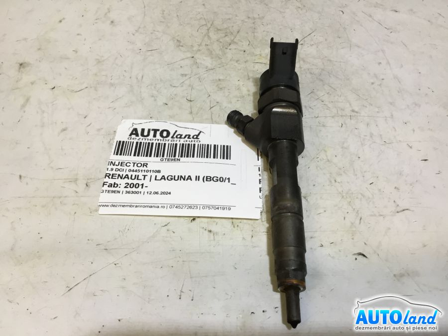 Injector 0445110110b 1.9 DCI Renault LAGUNA II BG0/1 2001