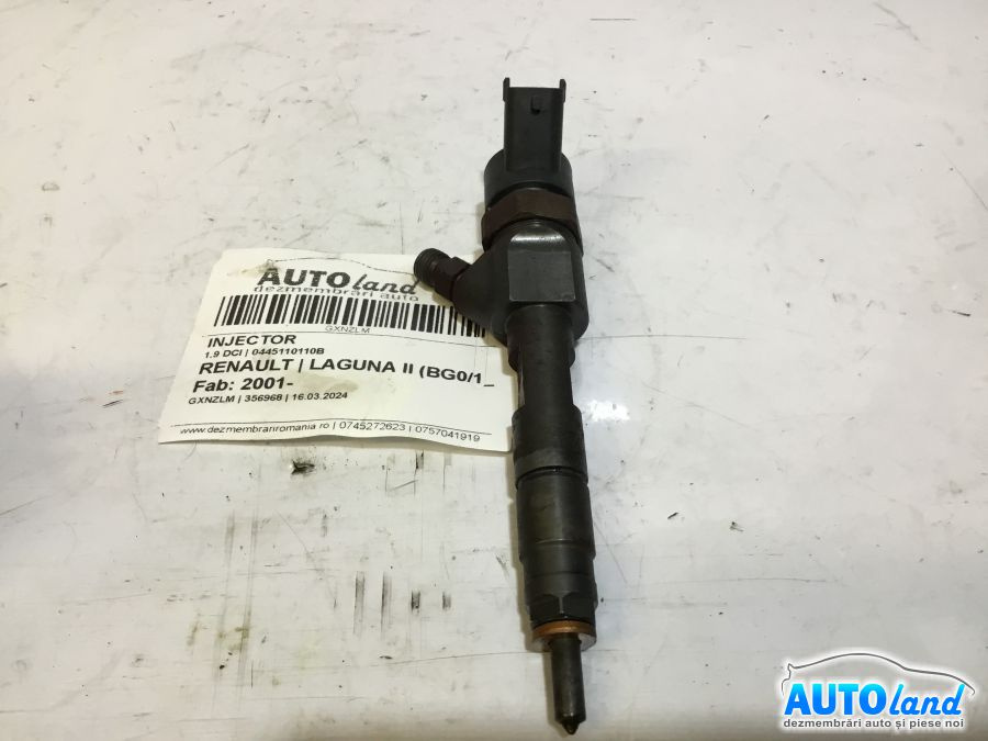 Injector 0445110110b 1.9 DCI Renault LAGUNA II BG0/1 2001