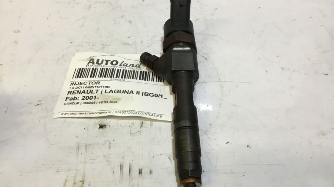 Injector 0445110110b 1.9 DCI Renault LAGUNA II BG0/1 2001