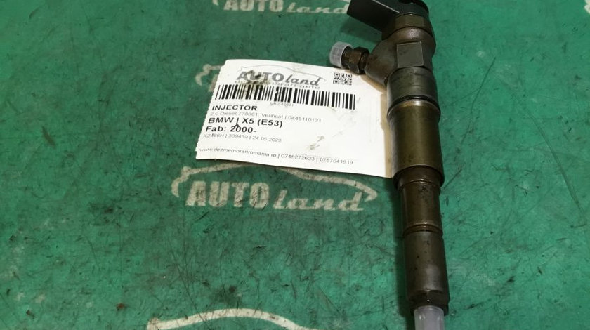 Injector 0445110131 2.0 Diesel, 7789661, Verificat BMW X5 E53 2000