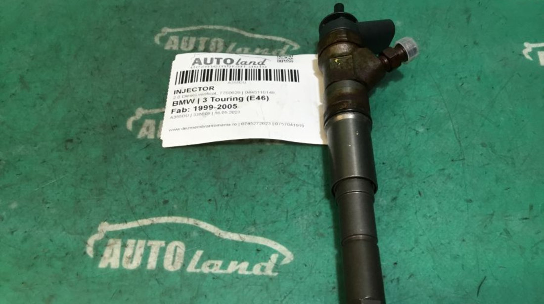 Injector 0445110149 2.0 Diesel,verificat, 7790629 BMW 3 Touring E46 1999-2005