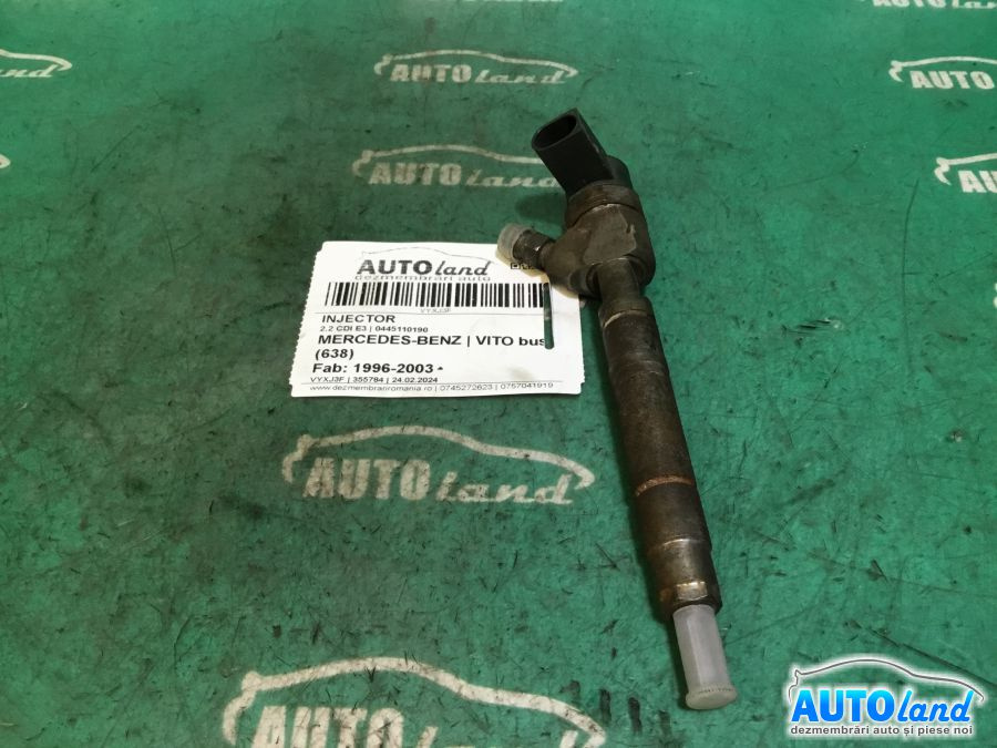 Injector 0445110190 2.2 CDI E3 Mercedes-Benz VITO bus 638 1996-2003