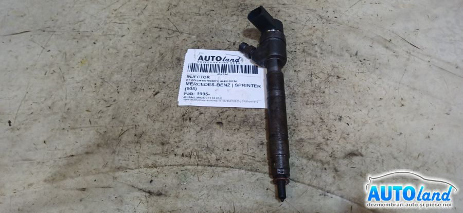 Injector 0445110194 2.7 CDI a6480700387 Mercedes-Benz SPRINTER 905 1995