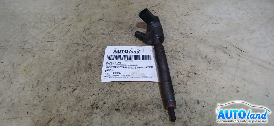 Injector 0445110194 2.7 CDI a6480700387 Mercedes-Benz SPRINTER 905 1995